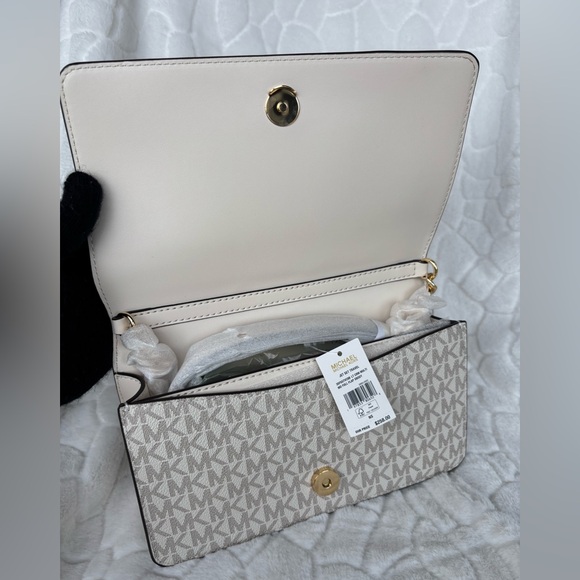 Michael Kors Jet Set Medium Signature Logo Crossbody Bag - Picture 2 of 12